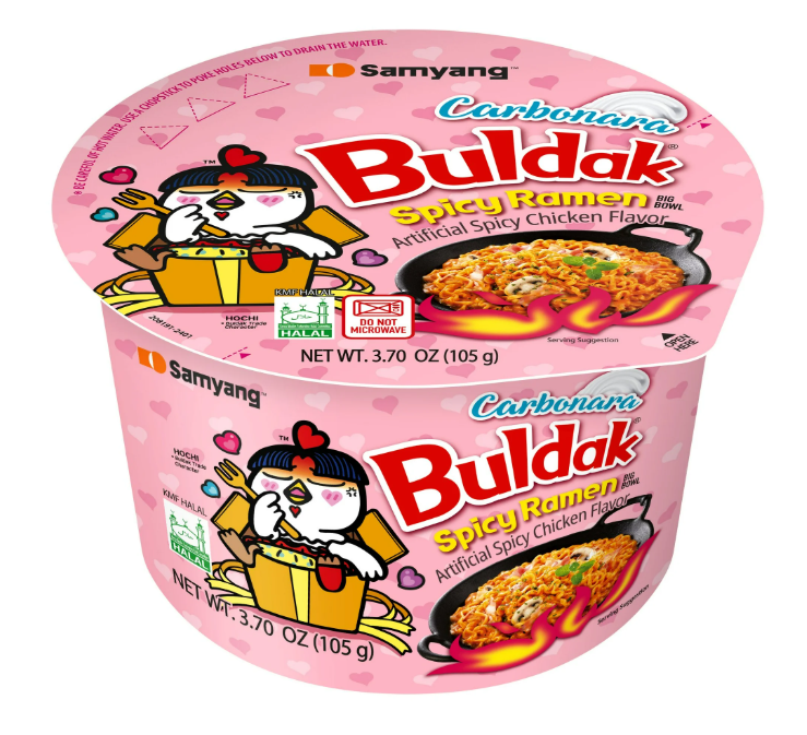 Samyang: Carbonara Buldak Spicy Ramen