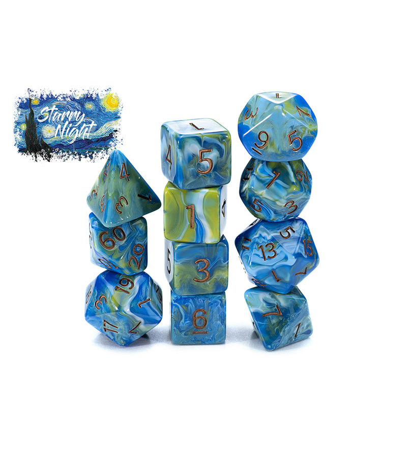 Gate Keeper Games Van Gogh Dice: Starry night