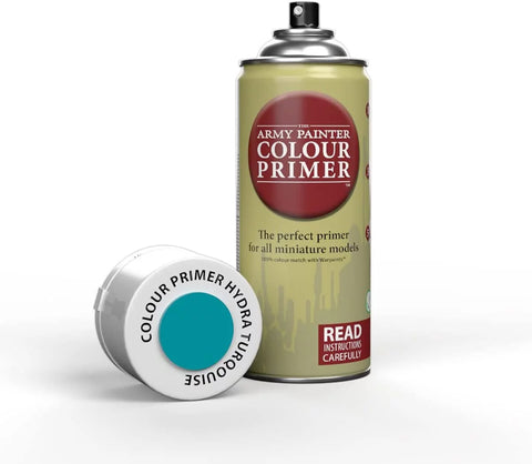 Army Painter: Colour Primer: Hydra Turquoise: 400 ml Spray Can