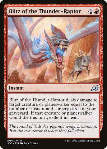 Blitz of the Thunder-Raptor [Ikoria: Lair of Behemoths]