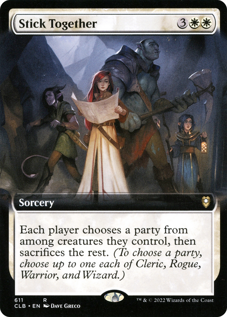Stick Together (Extended Art) [Commander Legends: Battle for Baldur's Gate]
