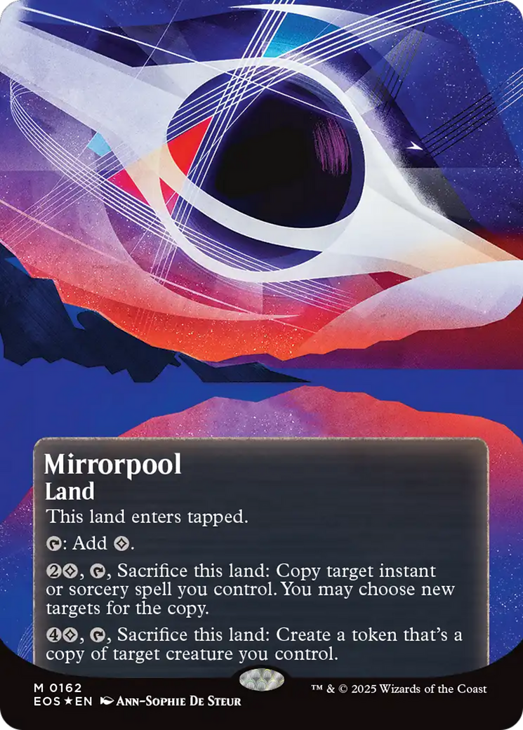 Mirrorpool (0162) (Borderless) (Galaxy Foil) [Edge of Eternities: Stellar Sights]