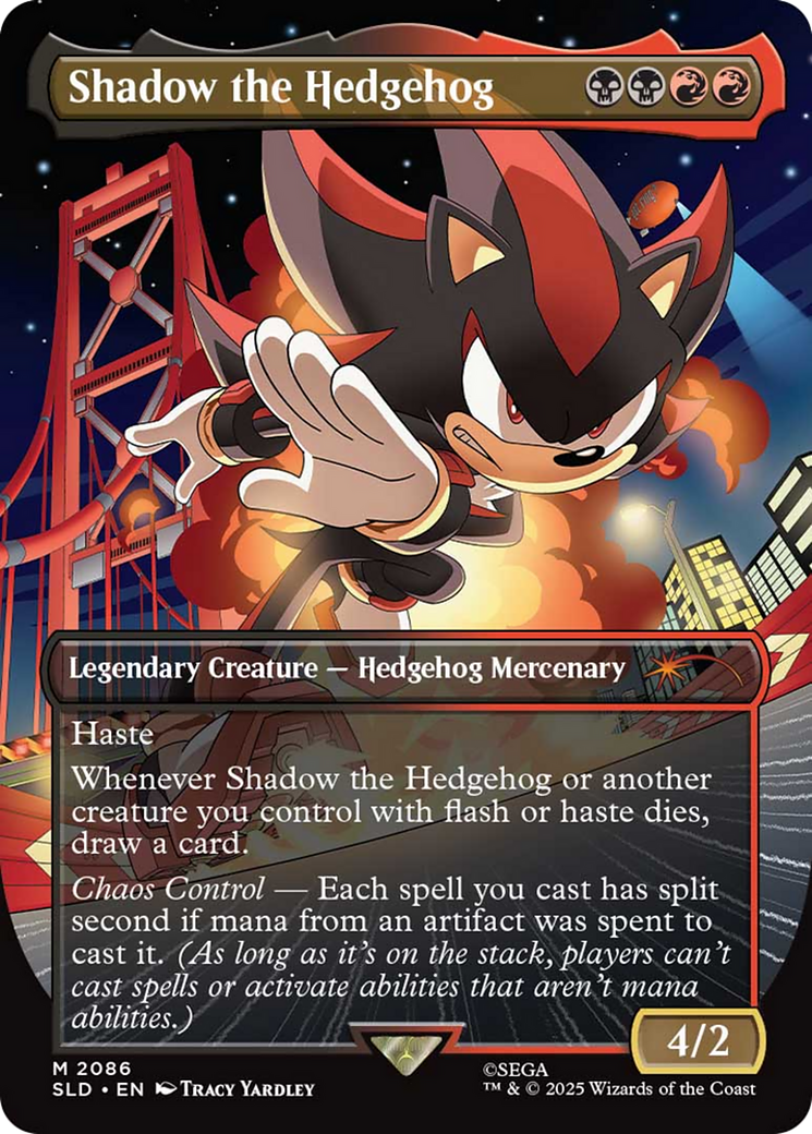 Shadow the Hedgehog (Rainbow Foil) [Secret Lair Drop Series]