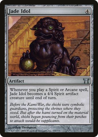 Jade Idol [Champions of Kamigawa]