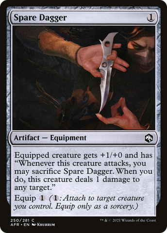 Spare Dagger [Dungeons & Dragons: Adventures in the Forgotten Realms]