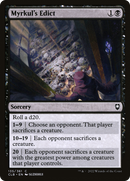 Myrkul's Edict [Commander Legends: Battle for Baldur's Gate]