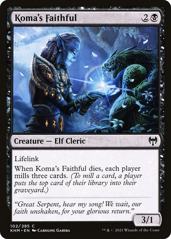 Koma's Faithful [Kaldheim]