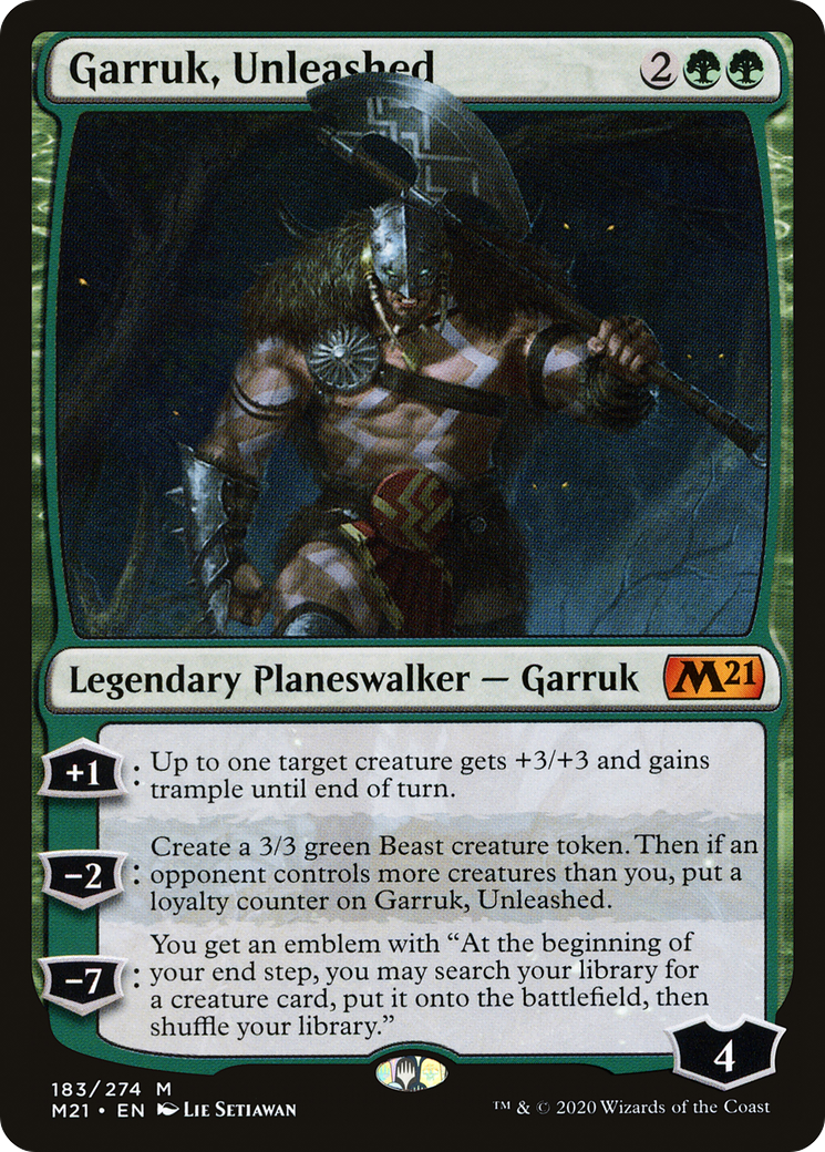 garruk mtg cards Garruk, Unleashed [Core Set 2021]