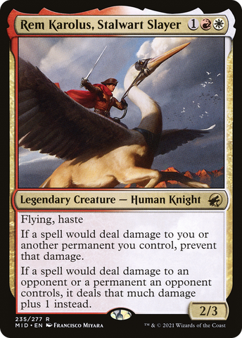 Rem Karolus, Stalwart Slayer [Innistrad: Midnight Hunt]