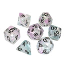 Die Hard Dice 7 Die RPG Dice Set: Luminous Chrome