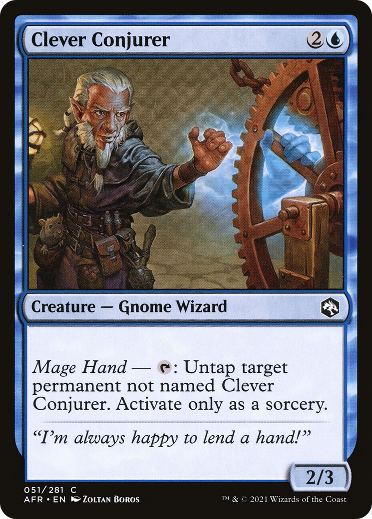 Clever Conjurer [Dungeons & Dragons: Adventures in the Forgotten Realms]