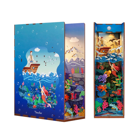 3D Wooden Puzzle: Mini Book Nook: Mermaid Story
