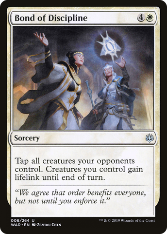 Bond of Discipline [War of the Spark]