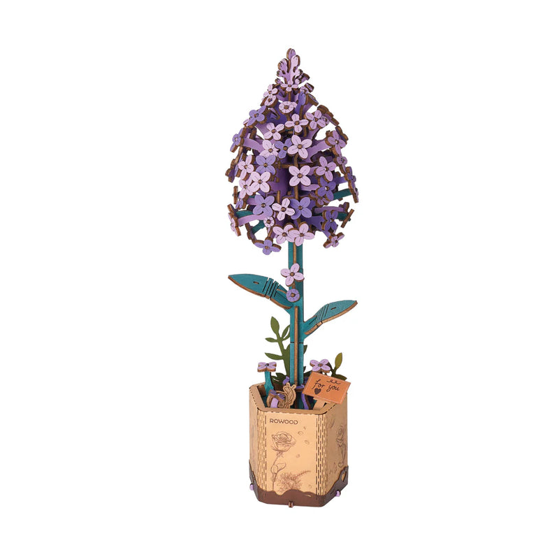 Hands Craft 3D Wooden Puzzle: Lilac