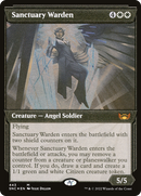 Sanctuary Warden (Showcase) (Foil Etched) (SNC-443) - Streets of New Capenna: (Showcase) Foil