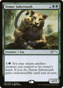 Temur Sabertooth (Japanese) [Year of the Tiger 2022]