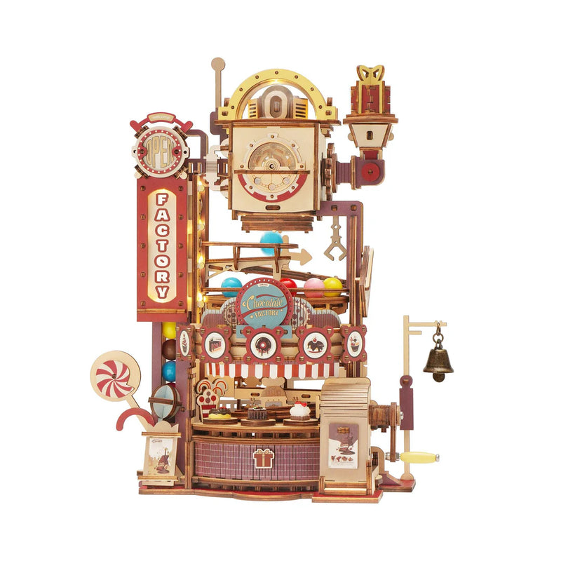 Hands Craft 3D Wooden Puzzle: Marble Run: Chocolate Factory