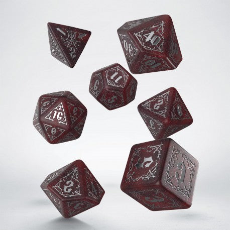 Q Workshop Bloodsucker Dice Set - Scarlet