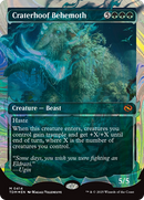 Craterhoof Behemoth (Showcase Halo Foil) (Japanese) [Tarkir: Dragonstorm]