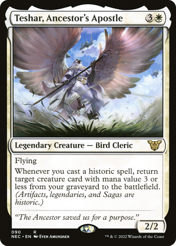 Teshar, Ancestor's Apostle [Kamigawa: Neon Dynasty Commander]