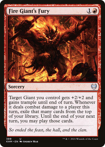 Fire Giant's Fury [Kaldheim]
