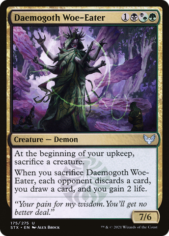 Daemogoth Woe-Eater [Strixhaven: School of Mages]