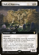 Wall of Mourning (Extended Art) [Innistrad: Midnight Hunt Commander]