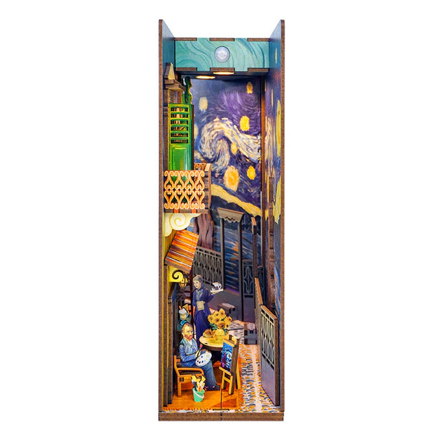 3D Wooden Puzzle: Mini Book Nook: Vincent's World