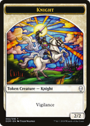 Knight Token (002/016) [Dominaria Tokens]