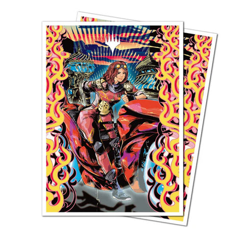 Ultra PRO: 105ct APEX Deck Sleeves - Aetherdrift (Chandra, Spark Hunter)