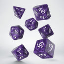 Classic RPG Dice Set: Lavender & White