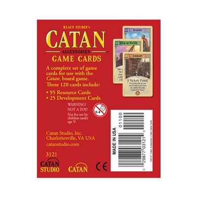 Catan: Accessories: Replacement Game Cards