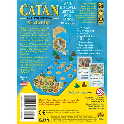Catan: Seafarers Expansion 5-6 Player Extension