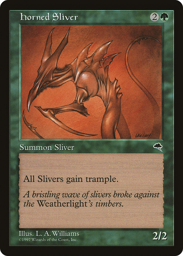 Horned Sliver [Tempest]