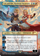 Len and Rin, Harmony Incarnate - The Royal Scions (SLD-1600) - Secret Lair Drop / Len and Rin, Harmony Incarnate (Borderless)