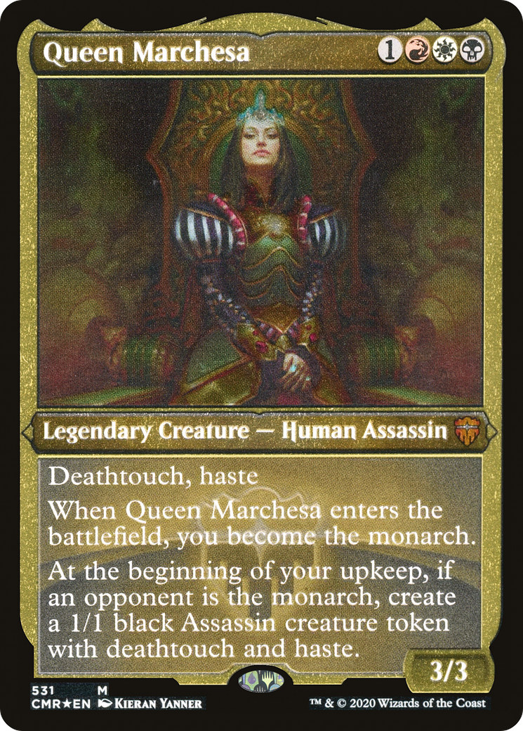 Queen Marchesa (Foil Etched) (CMR-531) - Commander Legends Etched Foil