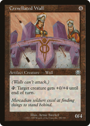 Crenellated Wall [Mercadian Masques]