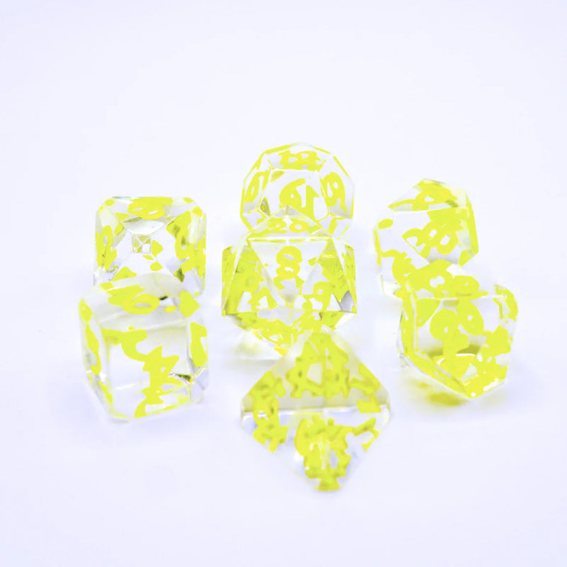 Die Hard Dice 7 Die RPG Dice Set: Avalore Isa Sunbeam