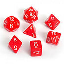 Chessex Opaque: opaque Red/White
