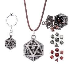 Hymgho: Grimskull's D20 Locket Gift Set, Ancient Silver