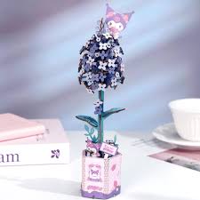 Hands Craft 3D Wooden Puzzle: Hello Kitty: Kunomi Purple Lilac