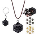 Hymgho- Grimskull's D20 Locket Gift Set, Matt Black