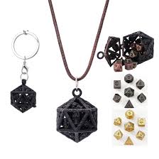 Hymgho- Grimskull's D20 Locket Gift Set, Matt Black
