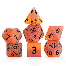 Gate Keeper Games Sea Glass Dice: Firebrand