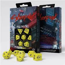 Q Workshop Cyberpunk RED Danger Zone Dice Set