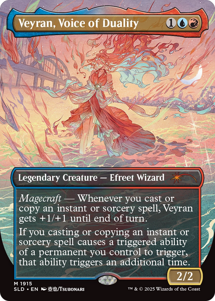 Veyran, Voice of Duality (SLD-1915) - Secret Lair Drop (Borderless) Foil