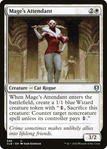 Mage's Attendant [Commander Legends: Battle for Baldur's Gate]