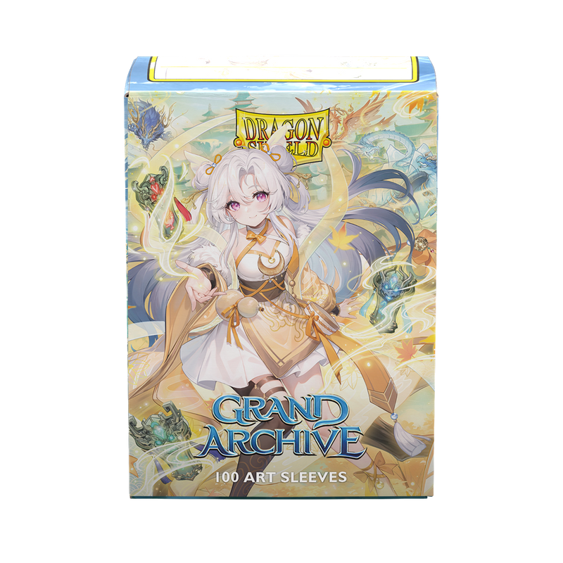 Dragon Shield: Standard 100ct Art Sleeves - Grand Archive (Guo Jia, Heaven's Favored - Matte)