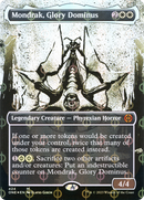 Mondrak, Glory Dominus (Borderless Ichor Step-and-Compleat Foil) [Phyrexia: All Will Be One]