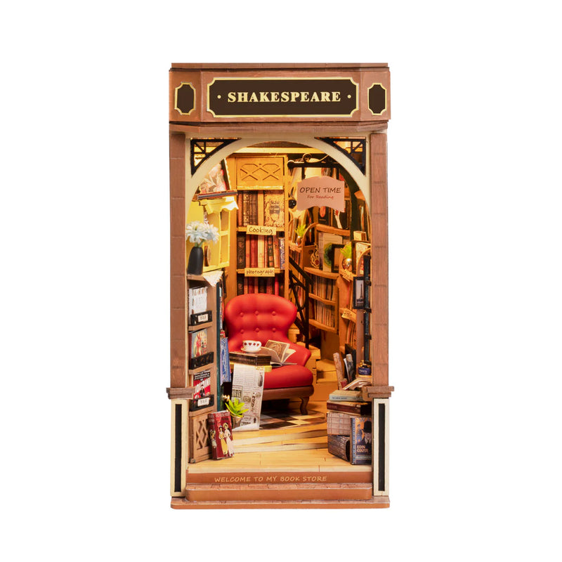 Hands Craft 3D Wooden Puzzle: Book Nook & Wonderland: Bookstore